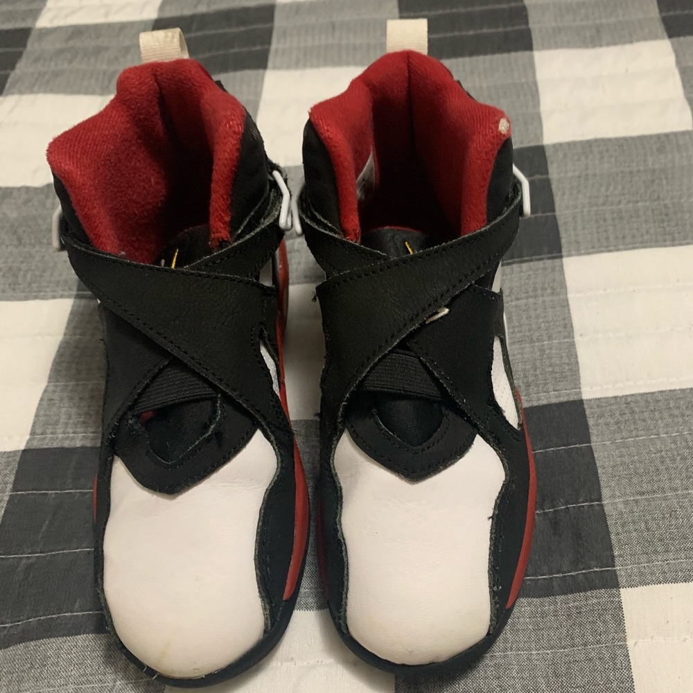 Kids Black and Red Sneakers